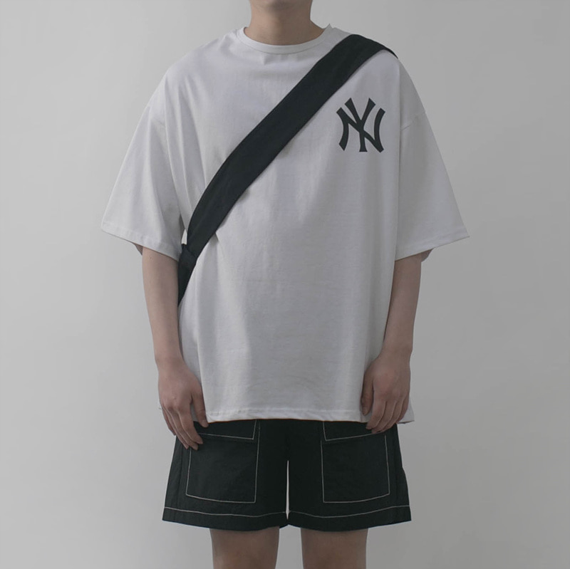 [SALE 50%]아이다큐 뉴욕 로고 반팔 티셔츠 (3Color)