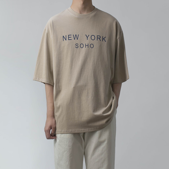 아이다큐 뉴욕 소호 반팔 티셔츠 (2Color)